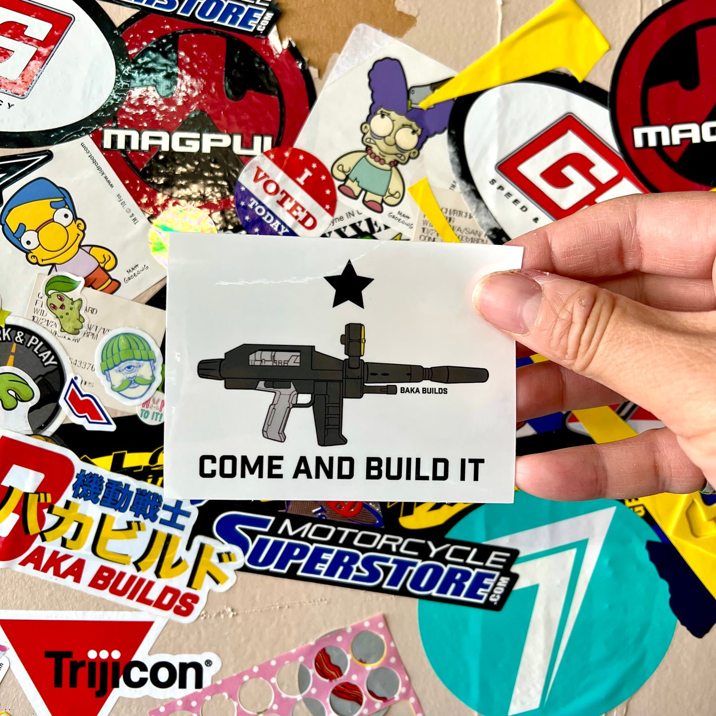 'Come and Build It' Sticker